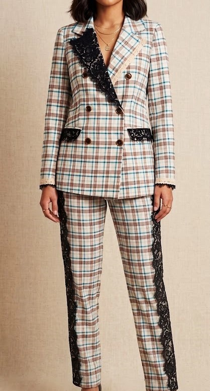 Set Sacou +Pantaloni   S — Photo 7